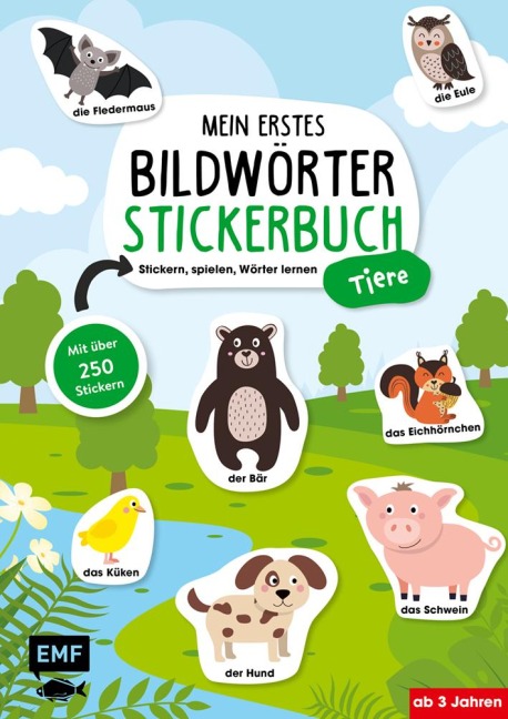 Mein erstes Bildwörter-Stickerbuch - Tiere - 
