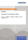 Cover-Bild zum Titel 'Vertragserneuerungsrunde 2006' von 'A. Kaindl'
