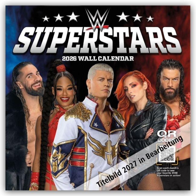 WWE Superstars - Wrestling Superstars 2027 - Wandkalender - 