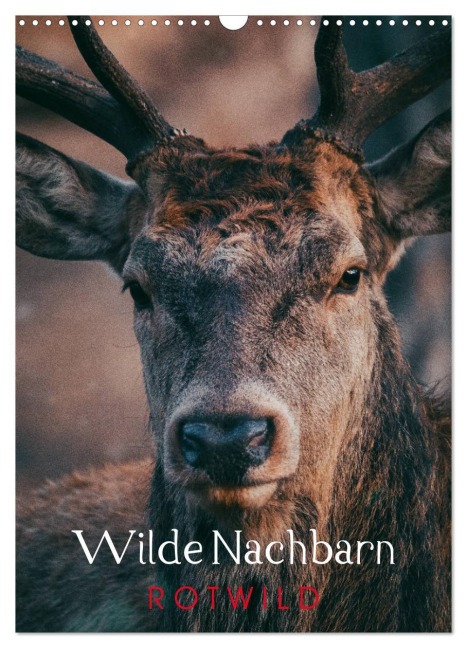 Wilde Nachbarn: Rotwild (Wandkalender 2026 DIN A3 hoch), CALVENDO Monatskalender - Chris Payne