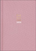 rido/idé 7021503906 | Buchkalender Young Line 2026 "Love " | A5, Textil - 