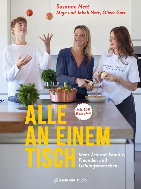Alle an einem Tisch - Susanne Nett, Maja Nett, Jakob Nett, Oliver Götz