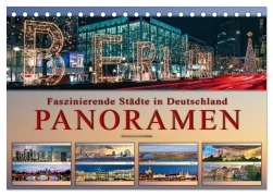 Cover-Bild zum Titel 'Faszinierende Städte in Deutschland - Panoramen (Tischkalender 2026 DIN A5 quer), CALVENDO Monatskalender' von 'Peter Roder'