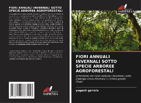 FIORI ANNUALI INVERNALI SOTTO SPECIE ARBOREE AGROFORESTALI - Yogesh Gairola