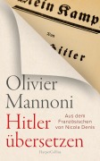 Cover-Bild zum Titel 'Hitler übersetzen' von 'Olivier Mannoni'