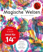 Cover-Bild zum Titel 'Magische Welten. Entdecke verborgene Lebensräume mit der Zauberlupe!' von 'Carnovsky, Rachel Williams'