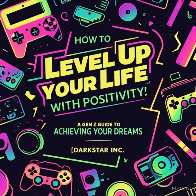 How to Level Up Your Life with Positivity: A Gen Z Guide to Achieving Your Dreams - Darkstar Inc
