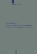 Cover-Bild zum Titel 'Die aramäischen Achikar-Sprüche aus Elephantine und die alttestamentliche Weisheitsliteratur' von 'Michael Weigl'