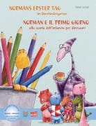 Cover-Bild zum Titel 'Normans erster Tag im Dinokindergarten (Deutsch-Italienisch)' von 'Sean Julian'
