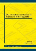 Cover-Bild zum Titel 'URU International Conference on Science and Technology 2016' von ''