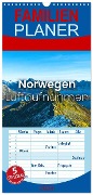Familienplaner 2024 - Norwegen Luftaufnahmen mit 5 Spalten (Wandkalender, 21 x 45 cm) CALVENDO - Sf Sf