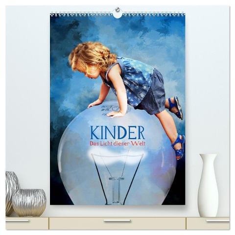 Kinder - Das Licht dieser Welt (hochwertiger Premium Wandkalender 2025 DIN A2 hoch), Kunstdruck in Hochglanz - Harald Fischer