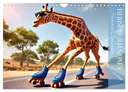 Tierische Illusionen - Humorvolle Tierfantasien (Wandkalender 2025 DIN A4 quer), CALVENDO Monatskalender - Marco Warstat