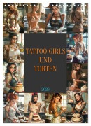 Cover-Bild zum Titel 'Tattoo Girls und Torten (Wandkalender 2026 DIN A4 hoch), CALVENDO Monatskalender' von 'Dirk Meutzner'