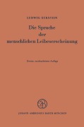 Cover-Bild zum Titel 'Die Sprache der menschlichen Leibeserscheinung' von 'L. Eckstein'