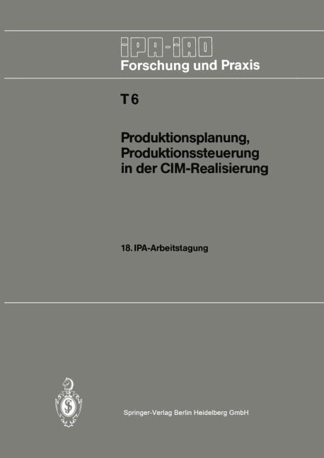 Produktionsplanung, Produktionssteuerung in der CIM-Realisierung - 