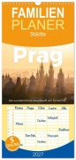 Cover-Bild zum Titel 'Familienplaner 2027 - Prag - Die wunderschöne Hauptstadt von Tschechien. mit 5 Spalten (Wandkalender, 21 x 45 cm) CALVENDO' von 'M. Scott'