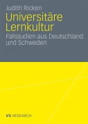 Cover-Bild zum Titel 'Universitäre Lernkultur' von 'Judith Ricken'
