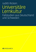 Cover-Bild zum Titel 'Universitäre Lernkultur' von 'Judith Ricken'