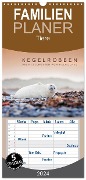 Familienplaner 2025 - Kegelrobben - Die Kegelrobben von Helgoland mit 5 Spalten (Wandkalender, 21 x 45 cm) CALVENDO - Lain Jackson