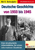 Cover-Bild zum Titel 'Deutsche Geschichte von 1933 bis 1945' von 'Friedhelm Heitmann'