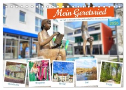 Cover-Bild zum Titel 'Mein Geretsried - Isarstadt im oberbayerischen Landkreis Bad Tölz-Wolfratshausen (Tischkalender 2026 DIN A5 quer), CALVENDO Monatskalender' von 'Michaela Schimmack'