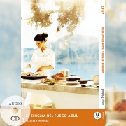 Cover-Bild zum Titel 'El Enigma del Fuego Azul - Spanische Krimi-Lektüre A1-A2 (+ Audio-CD)' von 'Elena Vallejo'