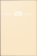 rido/idé 7015202036 | Taschenkalender Mod. partner/Industrie I 2026 | A7, Kunststoff, sand - 