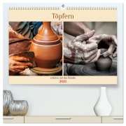 Cover-Bild zum Titel 'Töpfern arbeiten mit den Händen (hochwertiger Premium Wandkalender 2026 DIN A2 quer), Kunstdruck in Hochglanz' von 'Susan Michel'