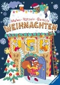 Cover-Bild zum Titel 'Malen - Rätseln - Basteln: Weihnachten' von ''