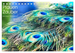 Cover-Bild zum Titel 'Pfauen Zauber (Tischkalender 2026 DIN A5 quer), CALVENDO Monatskalender' von 'Marion Meyer - Stimmungsbilder1'