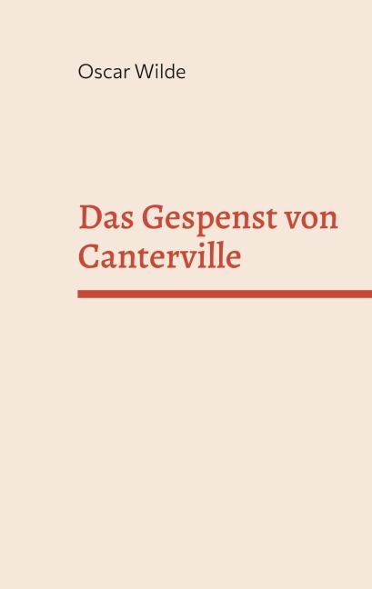 Das Gespenst von Canterville - Oscar Wilde