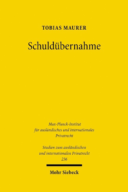 Schuldübernahme - Tobias Maurer