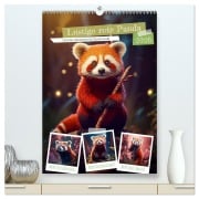 Cover-Bild zum Titel 'Lustige rote Panda (hochwertiger Premium Wandkalender 2026 DIN A2 hoch), Kunstdruck in Hochglanz' von 'Steffen Gierok-Latniak'