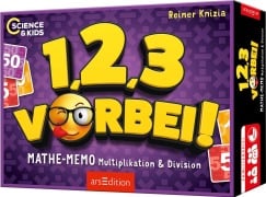 Cover-Bild zum Titel 'Science & Kids - 1, 2, 3 ... vorbei! Mathe-Memo Multiplikation & Division' von 'Reiner Knizia'