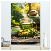 Japanischer grüner Tee (hochwertiger Premium Wandkalender 2026 DIN A2 hoch), Kunstdruck in Hochglanz - Fotodesign Verena Scholze