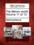 Cover-Bild zum Titel 'The Literary World. Volume 11 of 13' von ''