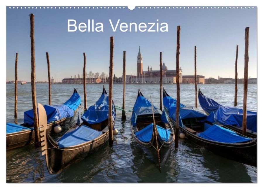 Bella Venezia (Wandkalender 2025 DIN A2 quer), CALVENDO Monatskalender - Joana Kruse