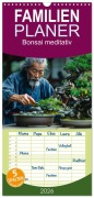 Familienplaner 2026 - Bonsai meditativ mit 5 Spalten (Wandkalender, 21 x 45 cm) CALVENDO - Kerstin Waurick