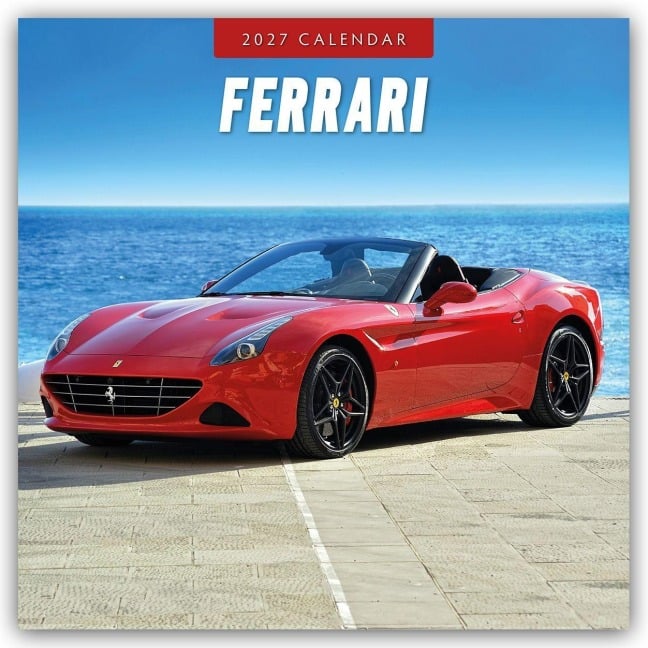 Ferrari 2027 - 16-Monatskalender - Robin Red