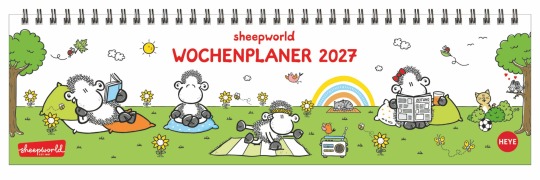 Cover-Bild zum Titel 'sheepworld Wochenquerplaner 2027' von ''