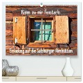 Einladung auf die Salzburger Almhütten (hochwertiger Premium Wandkalender 2025 DIN A2 quer), Kunstdruck in Hochglanz - Christa Kramer