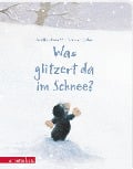 Cover-Bild zum Titel 'Was glitzert da im Schnee? - Ein buntes Pappbilderbuch über die Kunst, sich verzaubern zu lassen' von 'Jonathan Emmett'