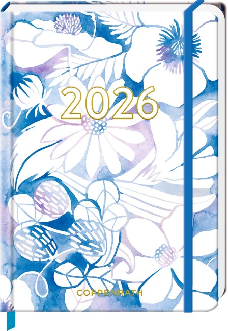 Mein Jahr 2026 - Blumen (All about blue) - 