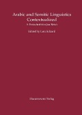 Cover-Bild zum Titel 'Arabic and Semitic Linguistics Contextualized' von ''