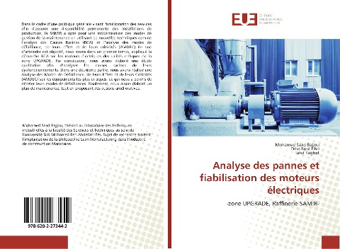 Analyse des pannes et fiabilisation des moteurs électriques - Mohamed Saad Bajjou, Driss Fassi Fihri, Fahd Kaghat