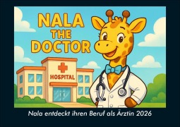 Cover-Bild zum Titel 'Nala entdeckt ihren Beruf als Ärztin 2026 Fotokalender DIN A5' von 'Kevin Heber, Tobias Schmitt'