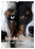 Australian Shepherd - Beste Freunde (Wandkalender 2024 DIN A3 hoch), CALVENDO Monatskalender - Youlia Youlia