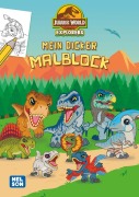 Cover-Bild zum Titel 'Jurassic World Explorers: Mein dicker Malblock' von ''