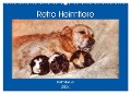 Retro Heimtiere (Wandkalender 2024 DIN A2 quer), CALVENDO Monatskalender - Kattobello Kattobello